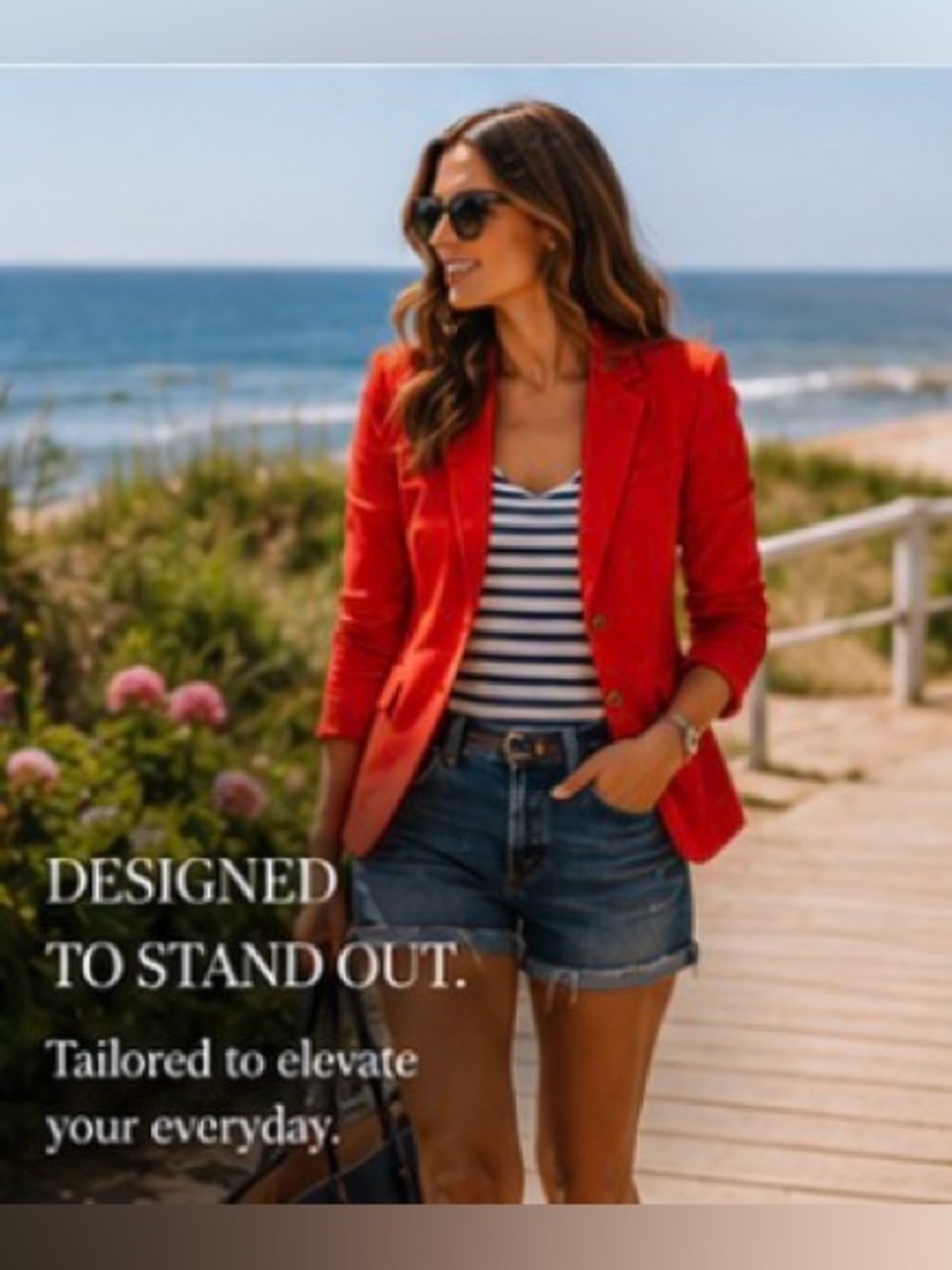 J.Crew Keating Red Blazer Jacket | Career Chic Power Style | Workwear Sz 4
